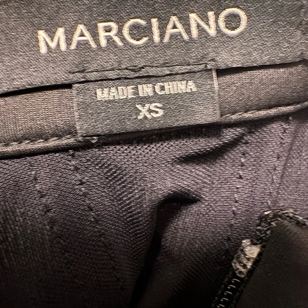 Marciano Black Scuba Midi Dress Party Cocktail Fitted Size XS - Picture 7 of 9